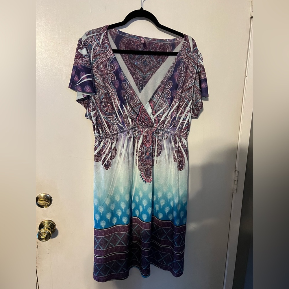 Summer dress or cover up. Size XXL rayon